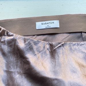 Aritzia - Babaton slip mini skirt - clay mask